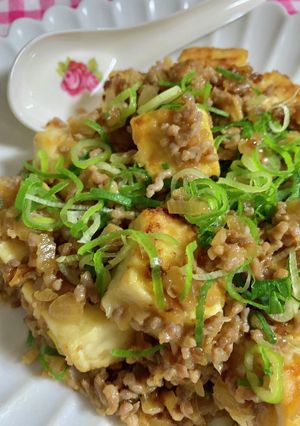 豆腐ステーキde甘辛マーボー風♪-レシピのメイン写真