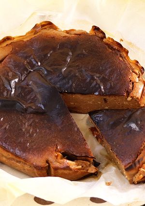 濃厚♡豆腐のチョコバスクチーズケーキ-レシピのメイン写真