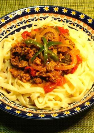 牛肉トマトうどん・温かい・マンネリ打破！-レシピのメイン写真