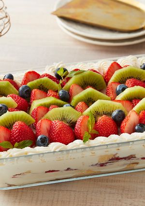 マスカルポーネとフルーツのスコップケーキ-レシピのメイン写真