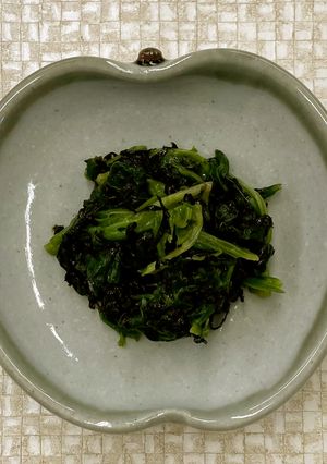 【幼児食】ほうれん草ののり和え-レシピのメイン写真