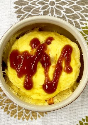 【幼児食】マグカップオムレツ-レシピのメイン写真