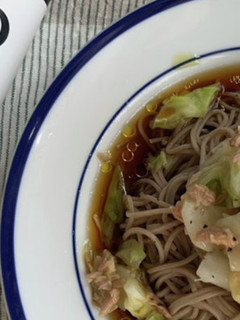 キャベツとツナの洋風お蕎麦-レシピのメイン写真