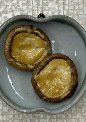 【幼児食】しいたけのみそマヨ焼き-レシピのメイン写真