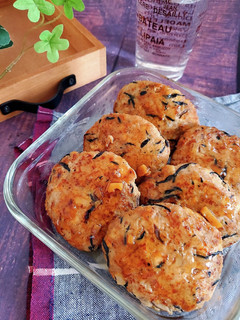 れんこんと豆腐の塩麹照り焼きハンバーグ-レシピのメイン写真