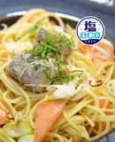 【塩eco】トマトと鯖缶で簡単和風パスタ