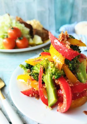 炒め野菜おかかチーズ-レシピのメイン写真