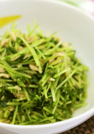 豆苗とツナのレンチン和え-レシピのメイン写真