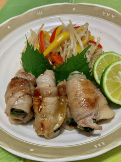 豚肉の野菜ロール巻き♪-レシピのメイン写真
