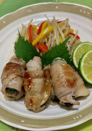 豚肉の野菜ロール巻き♪-レシピのメイン写真