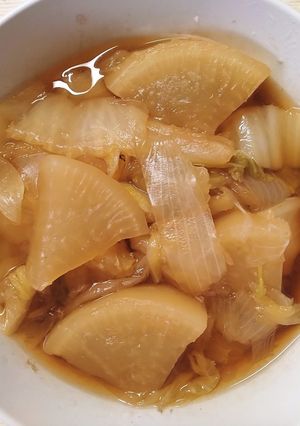 簡単!作り置き 大根と白菜 玉ねぎの煮物-レシピのメイン写真