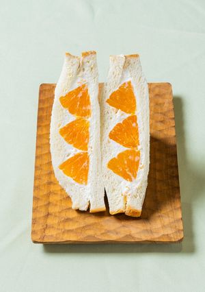 紅まどんなサンド-レシピのメイン写真