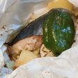 クックパー包み焼き☆白身魚のバター醤油焼