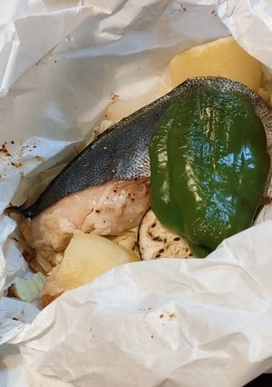 クックパー包み焼き☆白身魚のバター醤油焼-レシピのメイン写真
