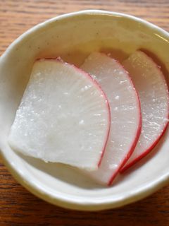 塩麹で大根の浅漬け-レシピのメイン写真