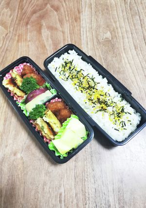 早起き苦手母さんの中学男子弁当　覚書17-レシピのメイン写真