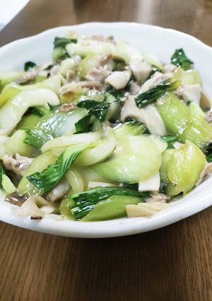 エリンギとチンゲン菜の炒め物-レシピのメイン写真