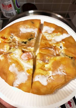 活力鍋、一石二鳥クッカーで余り野菜ケーキ-レシピのメイン写真