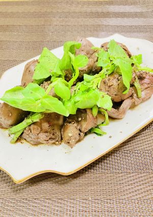 やみつきコク旨【鶏レバー】赤ワインソテー-レシピのメイン写真