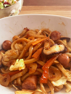 亀山みそ焼きうどんもどき-レシピのメイン写真