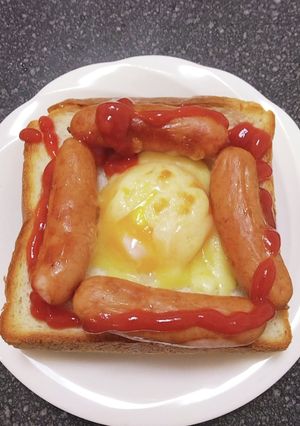 ウインナー食パン-レシピのメイン写真