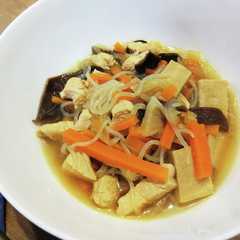 鶏肉と凍み豆腐の煮物-レシピのメイン写真