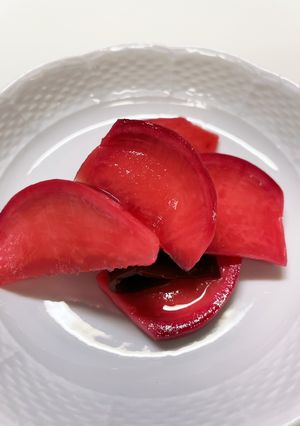 【簡単】赤かぶの甘酢漬け-レシピのメイン写真