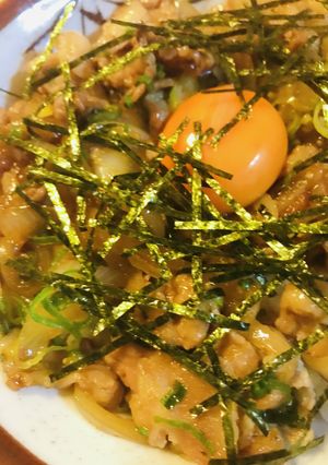 ノンオイル●豚の生姜焼き丼-レシピのメイン写真