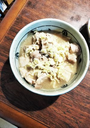 キャベツと豚肉の白出汁味ポン煮込み-レシピのメイン写真