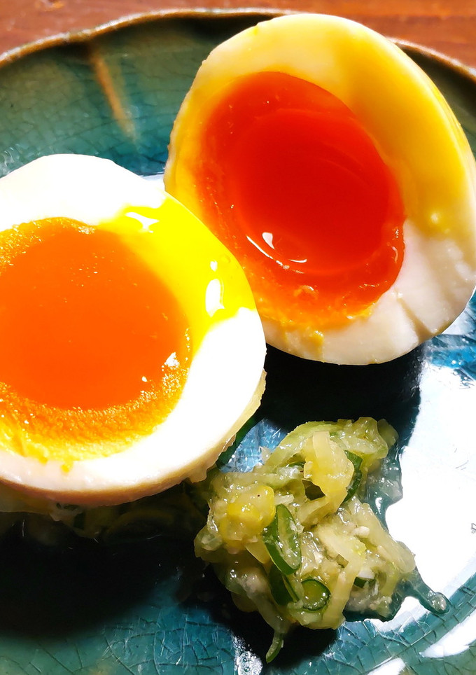 発酵味玉　鮒寿司（鮒ずし）の飯の風味-レシピのメイン写真