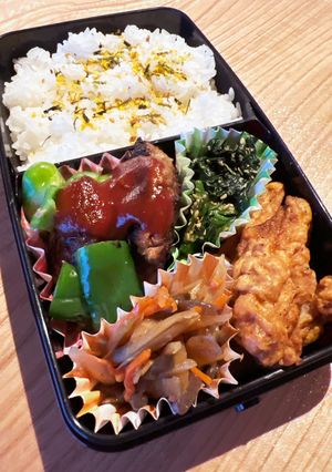 2023.12/12 高校生男子お弁当-レシピのメイン写真