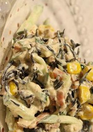 ひじきの煮物をサラダに変身させよう♪-レシピのメイン写真
