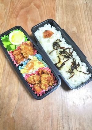 早起き苦手母さんの中学男子弁当　覚書18-レシピのメイン写真
