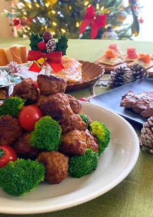 肉団子ツリー-レシピのメイン写真