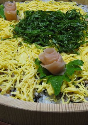 残ったひじきの煮物が変身ひじきちらし寿司-レシピのメイン写真