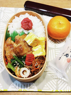 高1!男子弁当!鶏ももおろしポン酢105-レシピのメイン写真