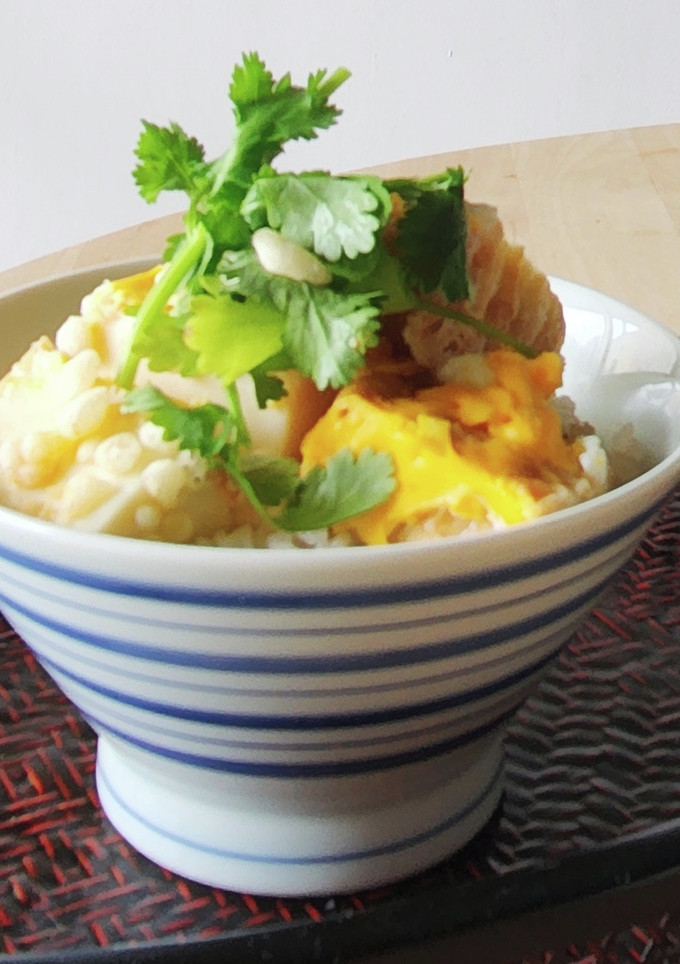 厚揚げ★たぬき卵丼☆塾ご飯☆昼飯☆1人飯-レシピのメイン写真