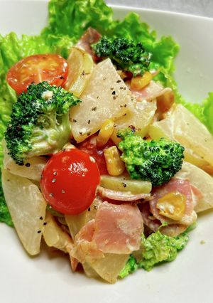 大根をおいしく！デリ風温野菜サラダ-レシピのメイン写真