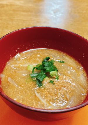 (健康づくり)ごぼうのみそ汁-レシピのメイン写真