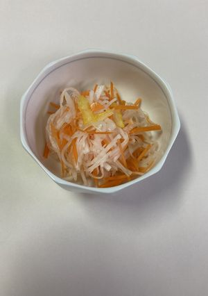 大根と人参の酢の物-レシピのメイン写真