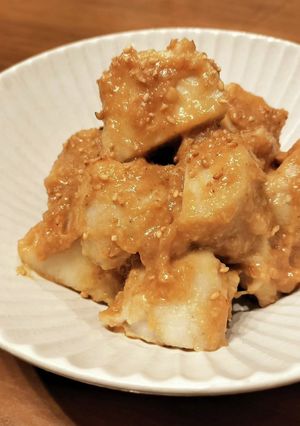 里芋のごま味噌和え QC-レシピのメイン写真