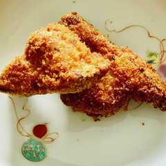 รูปของ さっぱり大人のツナカツ#鰹たたきリメイク