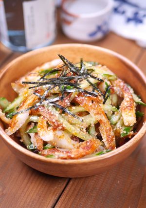 きゅうりとちくわの胡麻ラー油和え-レシピのメイン写真
