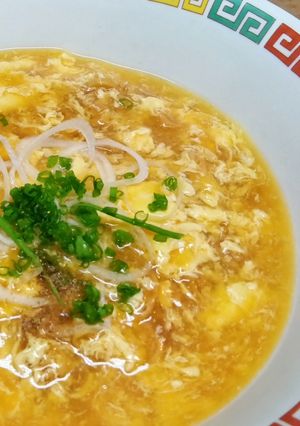チキンラーメン×卵あんかけ＝親子中華そば-レシピのメイン写真