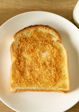 大豆ミートのせ♡メープルバタートースト-レシピのメイン写真