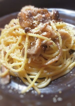 濃厚キノコのクリームパスタ-レシピのメイン写真