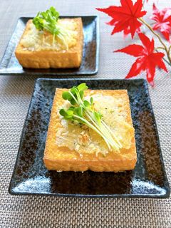 厚揚げのガーリックパン粉焼き-レシピのメイン写真