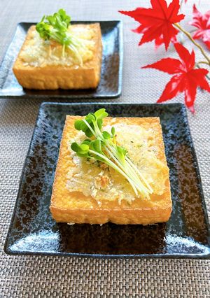 厚揚げのガーリックパン粉焼き-レシピのメイン写真