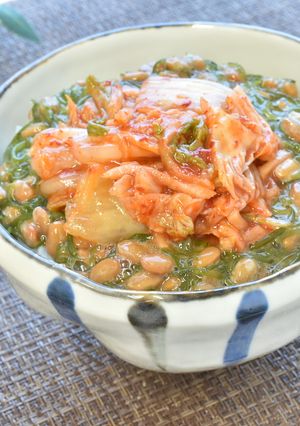 めかぶ納豆のキムチ丼-レシピのメイン写真