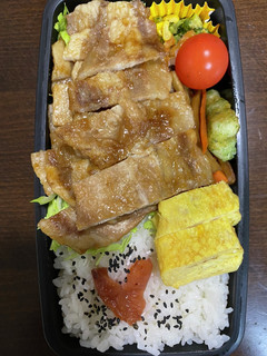 頑張るパパへ㊸生姜焼き弁当-レシピのメイン写真